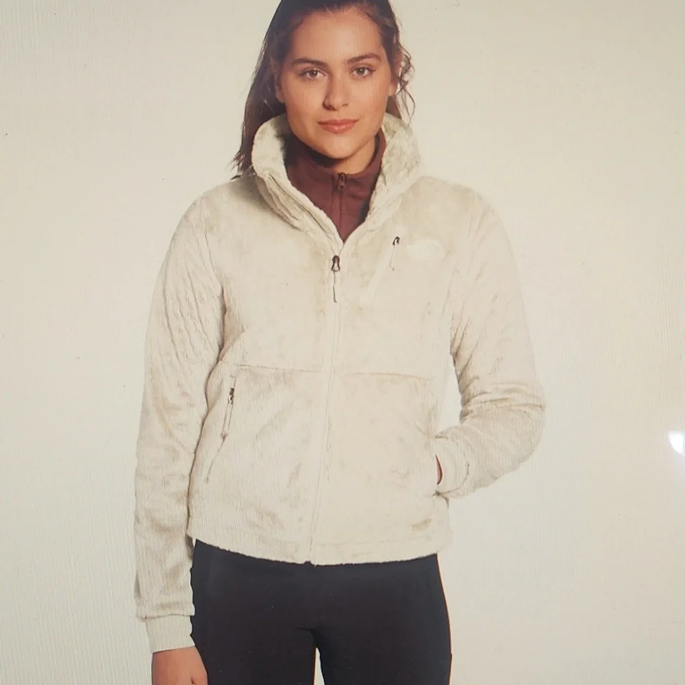 The North Face Osito Flow Fleece Full Zip - Cream - Picture 2 of 13